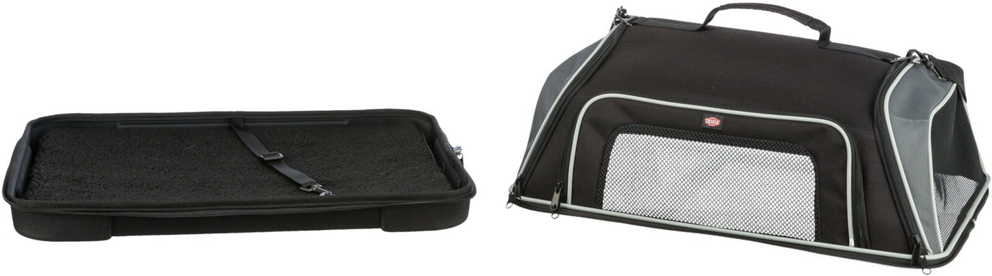 Airline Tasche Boarding, schwarz/grau 55×23×40cm
