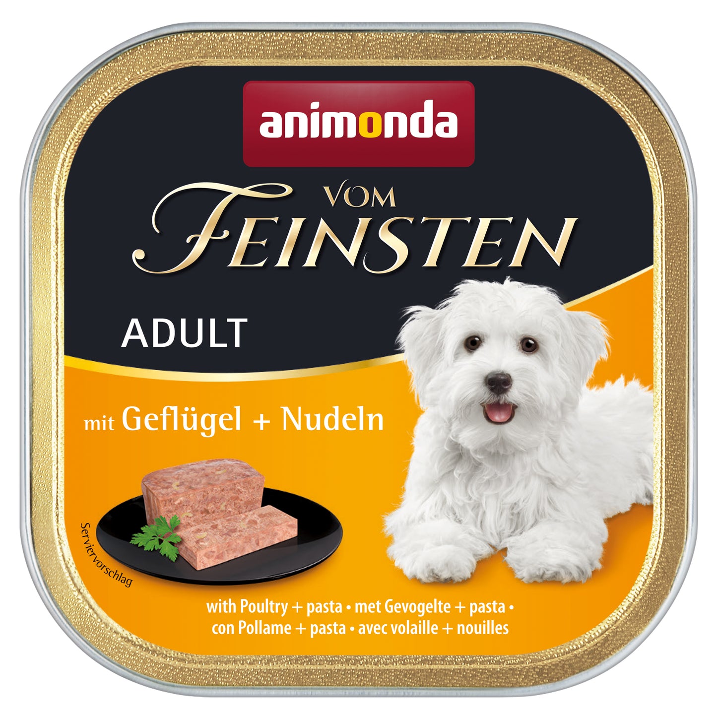 22x150g Vom Feinsten Adult Geflügel und Nudeln