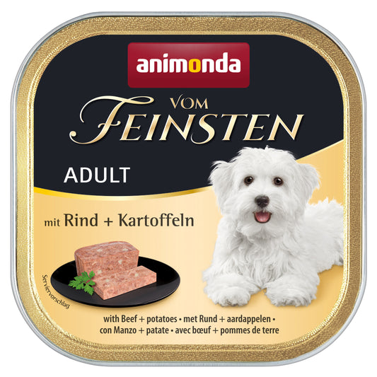 22x150g Vom Feinsten Adult Rind und Kartoffeln