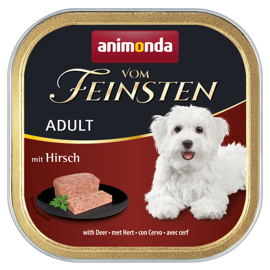 22x150g Vom Feinsten Forest Adult mit Hirsch