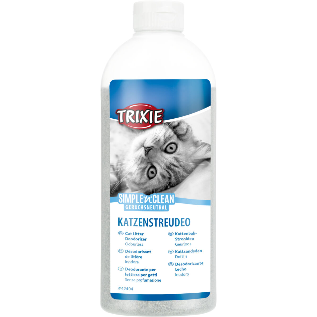 3x Simple’n’Clean Katzenstreudeo, Aktivkohle, 750 g