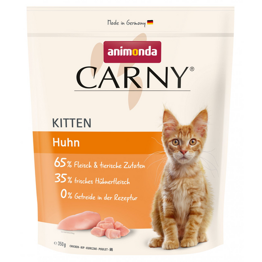 3x Kitten Carny Trockenfutter mit Huhn 350g