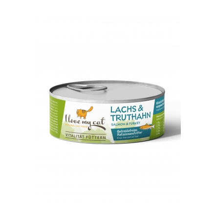 5x Katze Nassfutter Truthahn/Lachs 100g