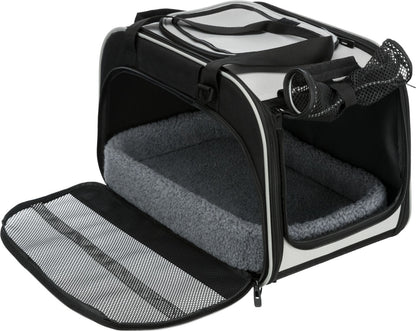 Wohn- und Transporttasche Valery, 29×31×49cm, schwarz/grau