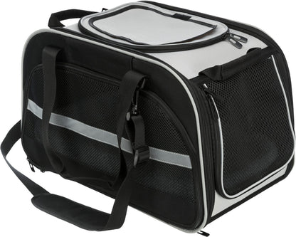 Wohn- und Transporttasche Valery, 29×31×49cm, schwarz/grau