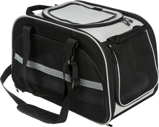 Wohn- und Transporttasche Valery, 29×31×49cm, schwarz/grau